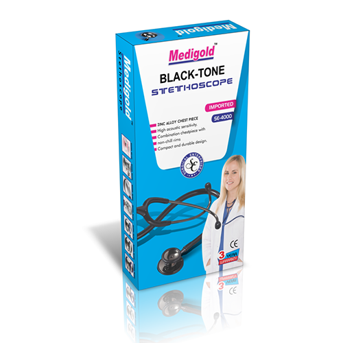 Black Tone Stethoscope